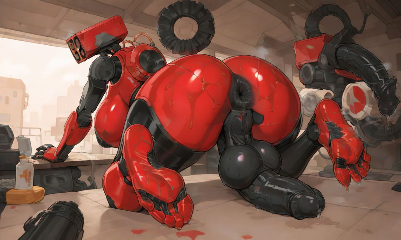 ai_generated feet futanari intersex mcgold4553 sentry_(team_fortress_2) team_fortress_2 valve