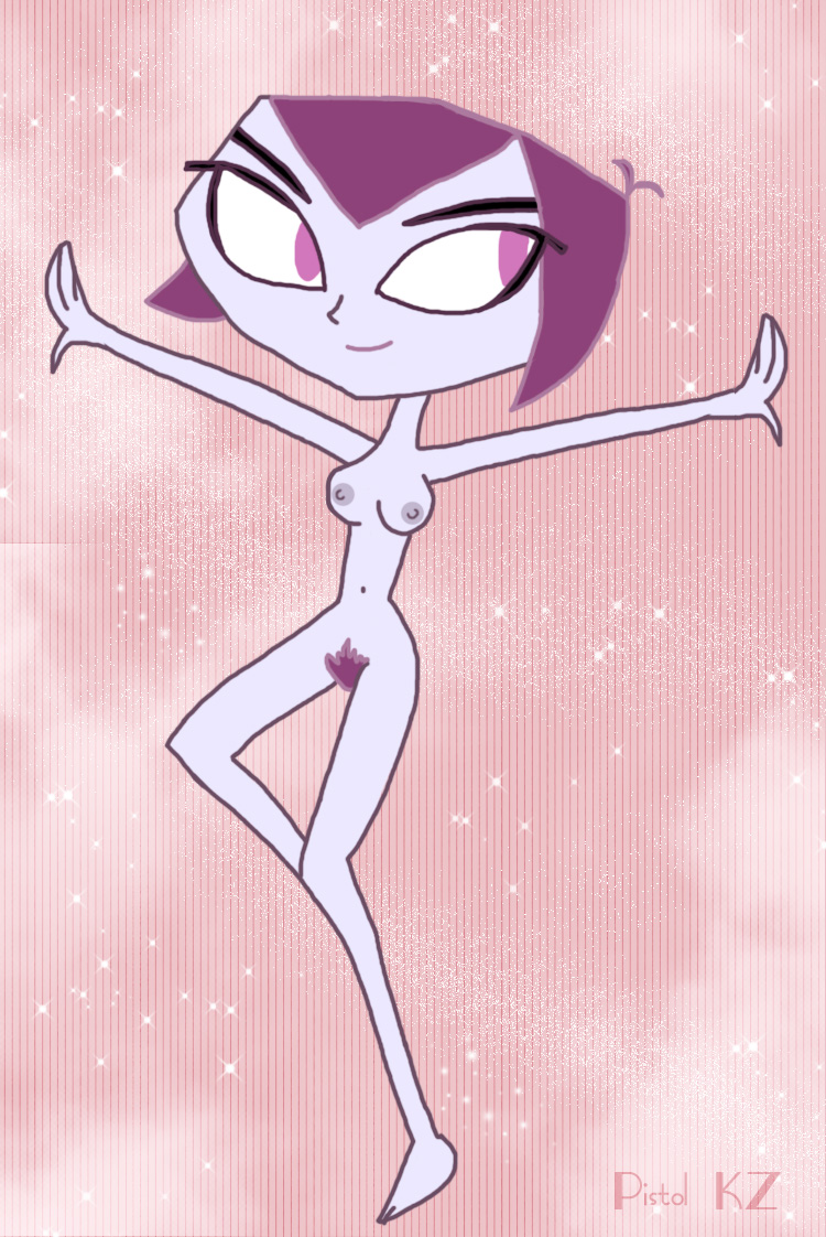 accurate_art_style breasts misty_(mlaatr) my_life_as_a_teenage_robot naked smooth_skin unshaved_pussy