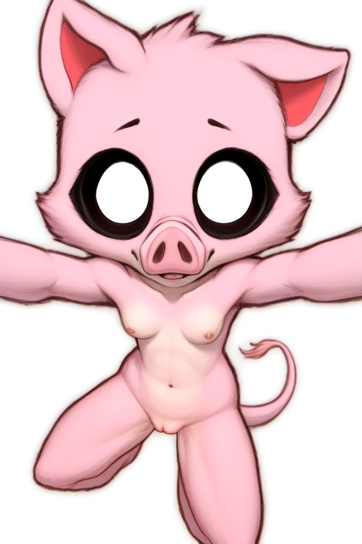 ai_generated anthro anthro_on_anthro anthro_only breast critters_(poppy_playtime) cute cute_face cute_female domestic_pig female female_only furry_only no_humans picky_piggy_(poppy_playtime) pickypiggy pig pink_body pink_fur pink_skin poppy_playtime poppy_playtime_(chapter_3) sex smiling_critters tagme white_background