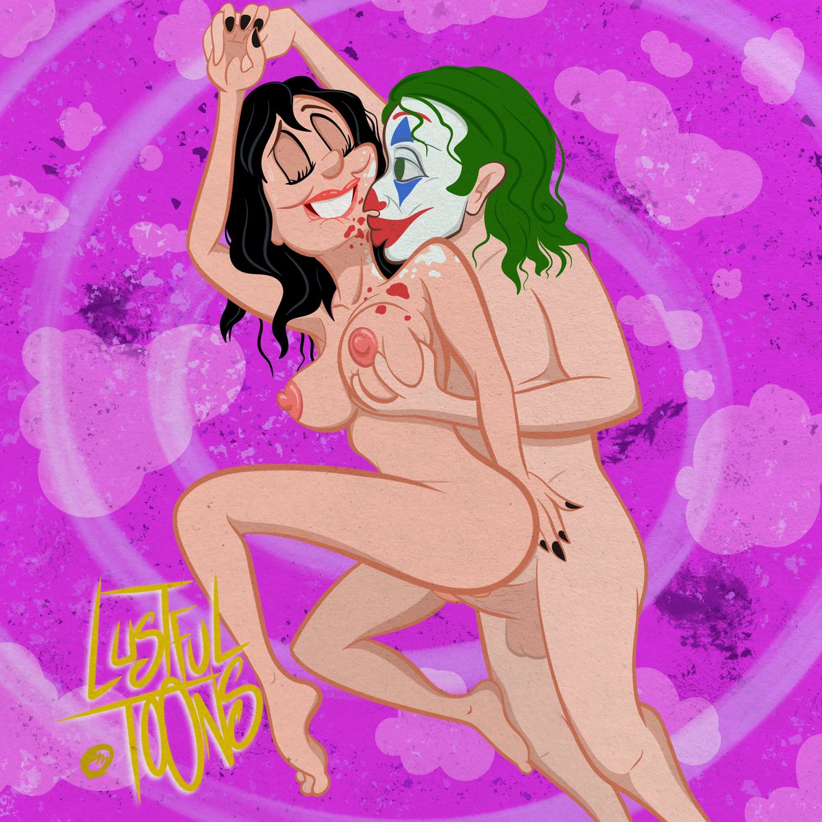 1boy 1girls 2024 2d areolae arthur_fleck artist_name artist_signature batman_(series) big_breasts black_hair black_nails breasts breasts_focus closed_eyes clown clown_boy clown_makeup clown_nose completely_nude completely_nude_female completely_nude_male courtney dc dc_comics duo duo_focus eyebrows eyelashes female female_focus female_penetrated full_body grabbing_breast grabbing_hand green_eyes green_hair groping groping_breasts hand_on_breast hand_on_hand hetero_sex joaquin_phoenix joker joker_(film) legs lips long_hair long_hair_female long_hair_male lustfultoons male male/female male_penetrating male_penetrating_female nails nails_painted nipples nsfw nude nude_female nude_male penetration penis penis_in_pussy penis_inside pink_areolae pink_background pink_nipples red_nose self_insert sex straight teeth testicles the_joker thighs uncensored vaginal vaginal_penetration vaginal_sex