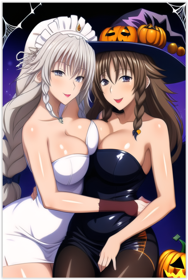 2females 2women ai_generated daughter-in-law grayfia_lucifuge high_school_dxd lesbian_couple mother-in-law mother-in-law_and_daughter-in-law venelana_gremory yuri