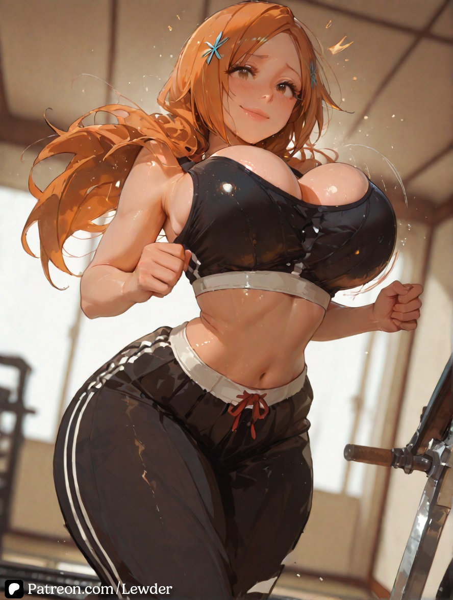 1girls, ahe gao, ahoge, ai generated, ass, ass grab, big ass, big breasts, bleach, blush, breasts, cleavage, female, female on cloth, female only, ginger, ginger female, ginger hair, grabbing, grabbing ass, hair, hair ornament, hairclip, hourglass figure, hourglass figured female, huge ass, huge breasts, inoue orihime, lewder, light-skinned female, long hair, looking at viewer, patreon, patreon username, pussy, reverse cowgirl position, sex, sex from behind, solo, standing, sweatdrop, sweating, sweaty, tagme, thick thighs, thigh highs, thighhighs, vaginal penetration, voluptuous, voluptuous female