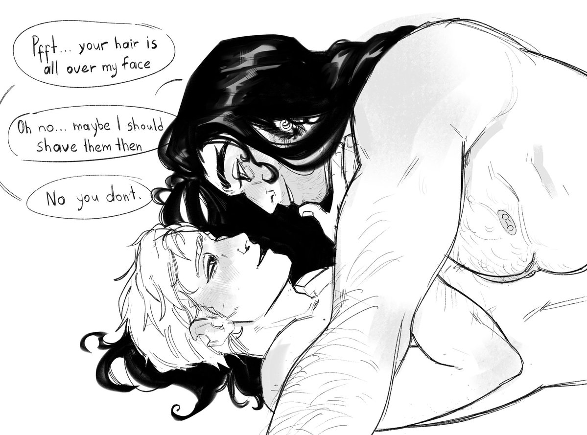 alisnoir, dispatch (game), flambae, gay, long hair, male, male only, robert robertson, yaoi