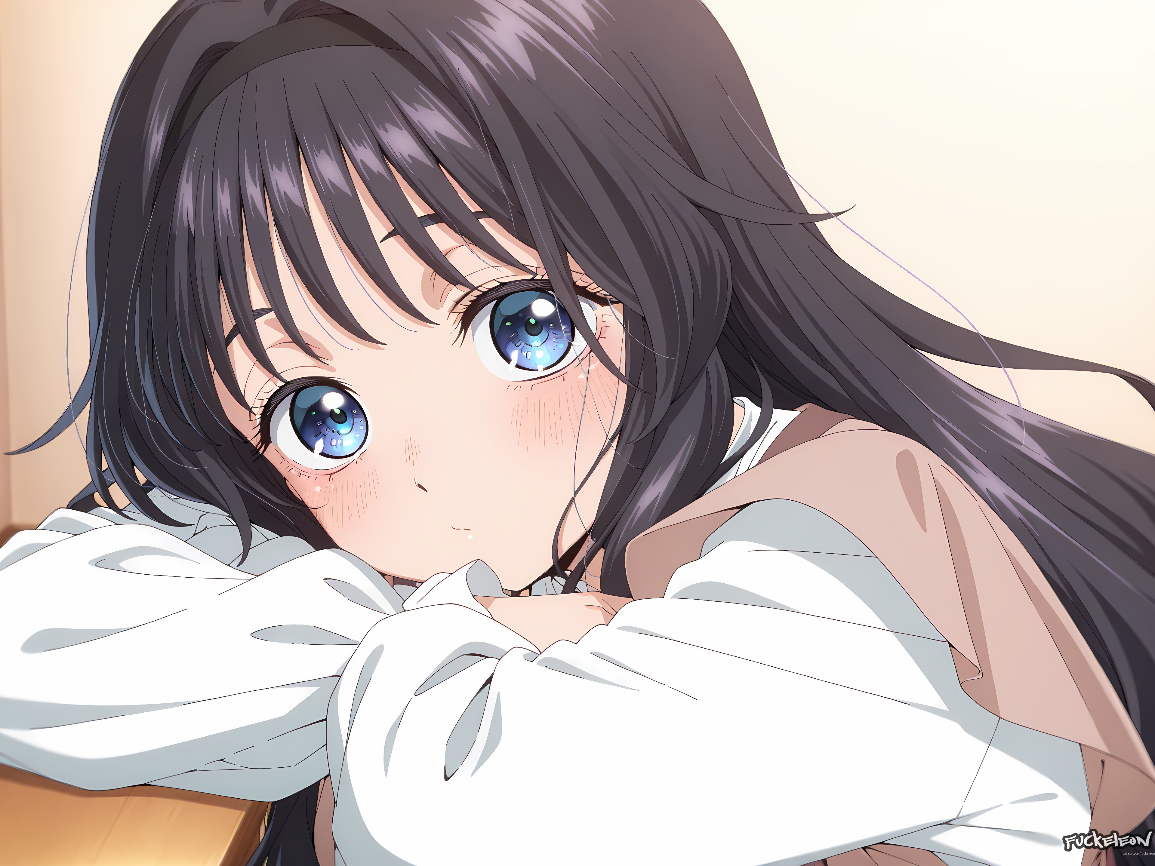 ai generated, female, fuckeleon, kaoru hana wa rin to saku, waguri kaoruko