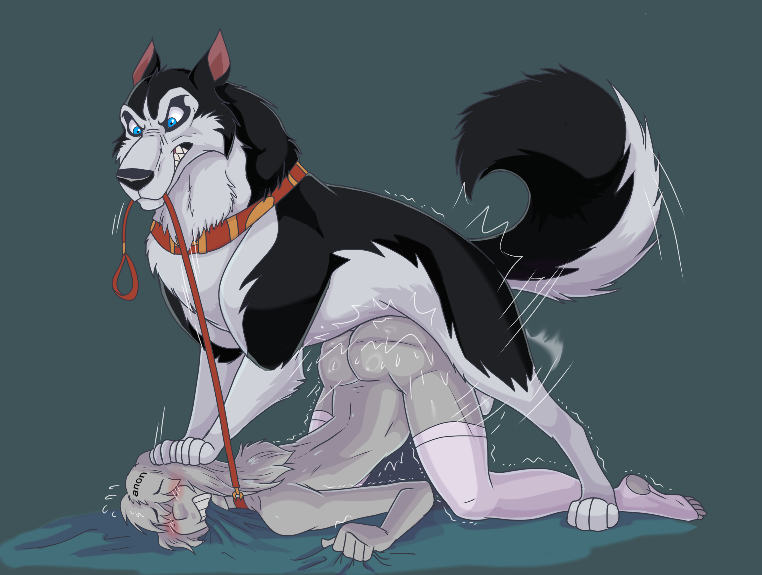 alaskan malamute, ambiguous penetration, anal, anal sex, anonymous female, ass, balls, balto (series), blue eyes, cajuzinho02, canid, canine, canine on human, canis, collar, doggy style, domestic dog, dominant, dominant feral, dominant male, duo, face down ass up, faceless character, faceless female, female, female on feral, femsub, feral, feral dominating human, feral on female, feral on human, feral penetrating, feral penetrating female, feral penetrating human, fucked into submission, genitals, hi res, human, human bitch, human female, human on feral, human penetrated, human pet, human pet feral owner, interspecies, leash, leash and collar, male, male/female, mammal, penetration, pussy, sex, steele (balto), submissive, submissive female, submissive human, universal studios, vaginal penetration, zoophilia