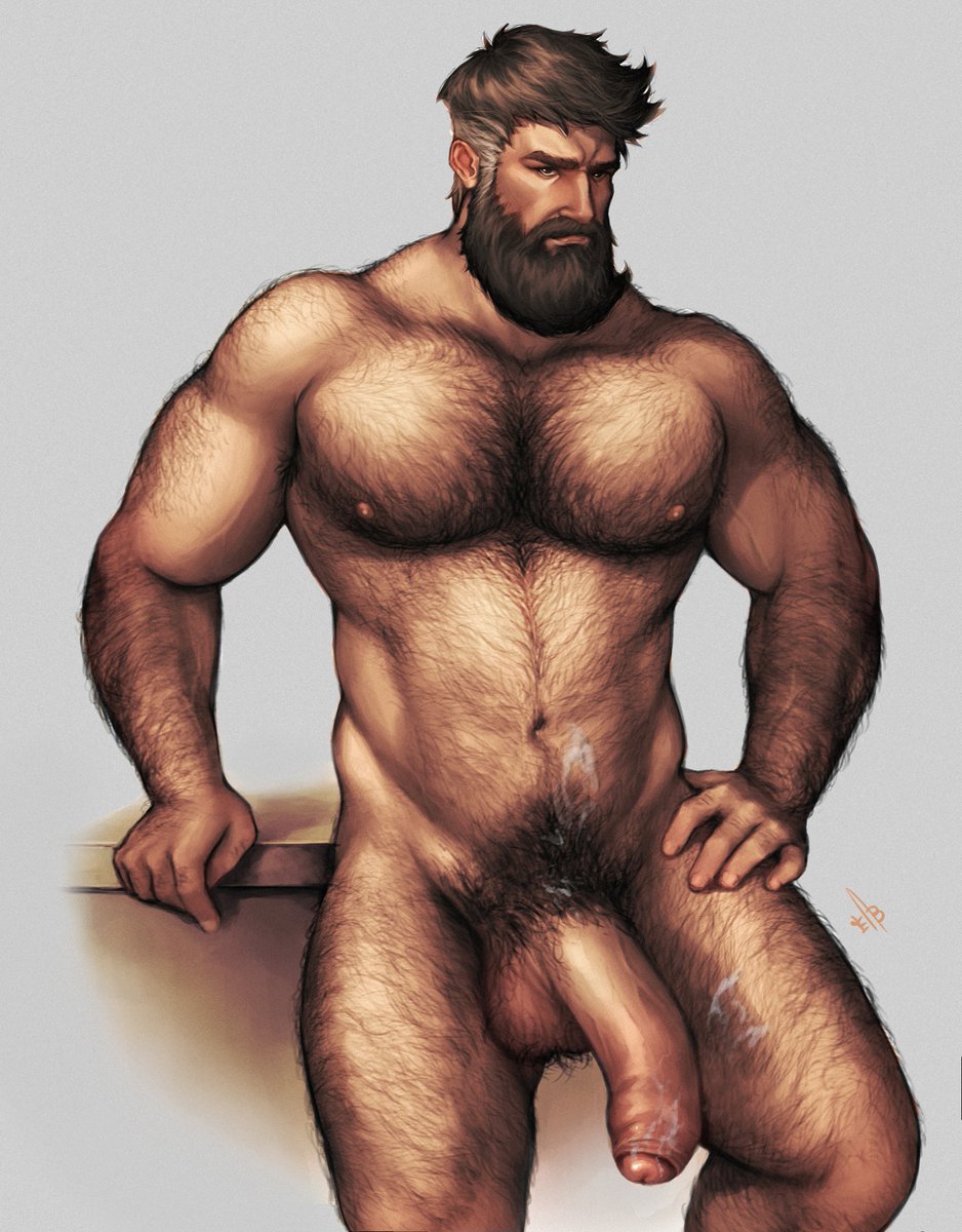 1boy abs balls bara beard bearded biceps big_balls big_penis blumnight chest chest_hair chest_tuft cum daddy dilf facial_hair fantastic_four male male_nipples male_only manly marvel marvel_comics marvel_rivals mature_male mr_fantastic mr_fantastic_(marvel_rivals) muscular_male nipples nude pecs penis reed_richards solo solo_focus solo_male