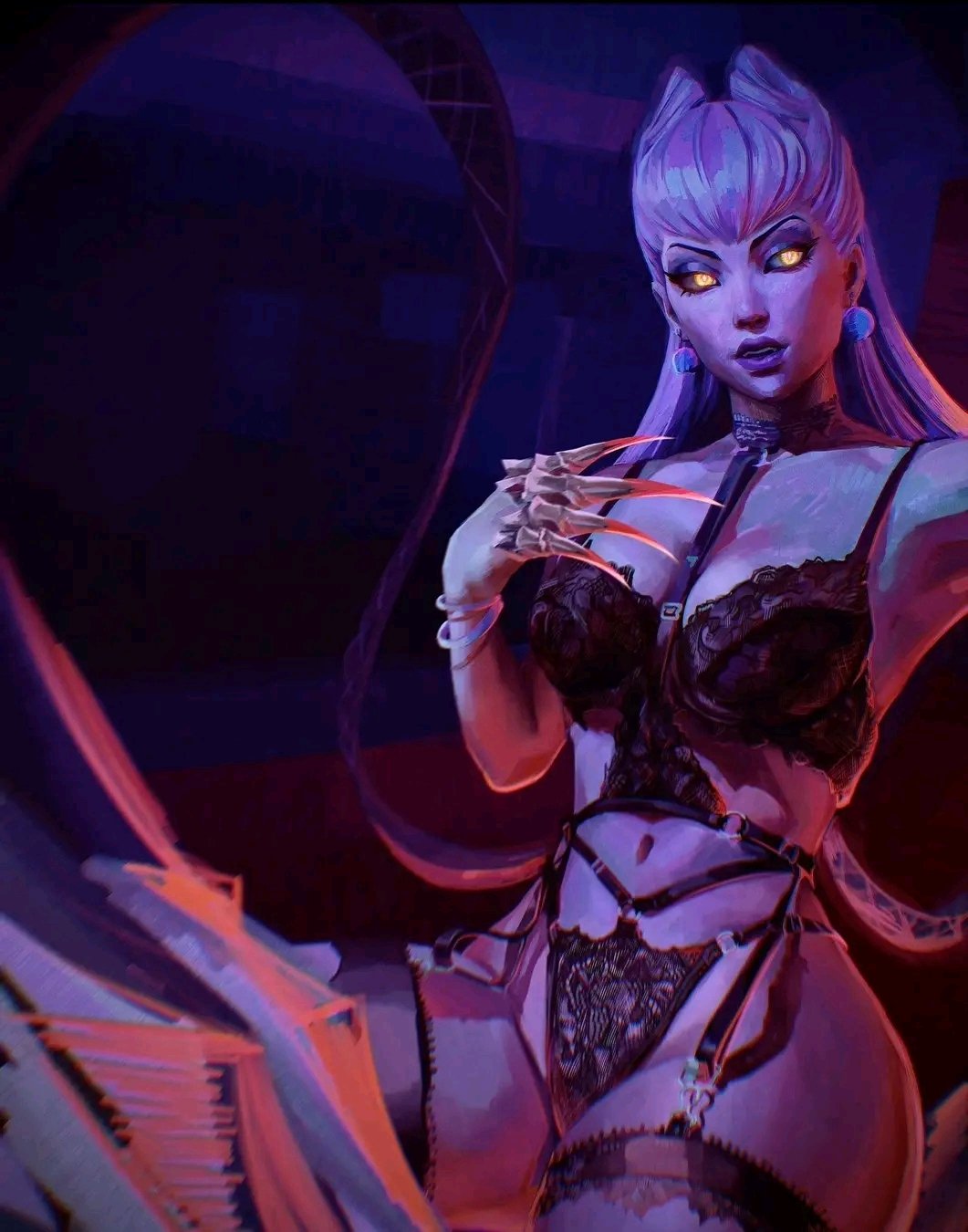 evelynn, female, k/da all out evelynn, k/da all out series, k/da evelynn, k/da series, league of legends, tagme