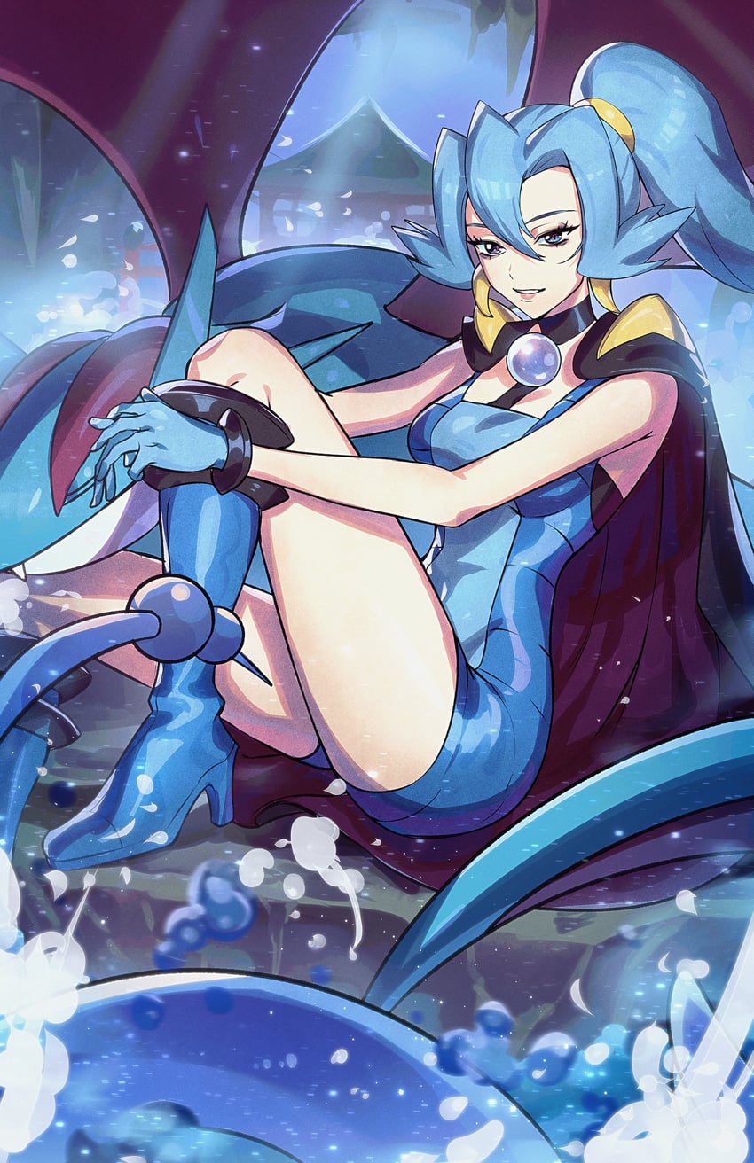 big_breasts clair_(pokemon) dragonair large_breasts pokemon ryairyai