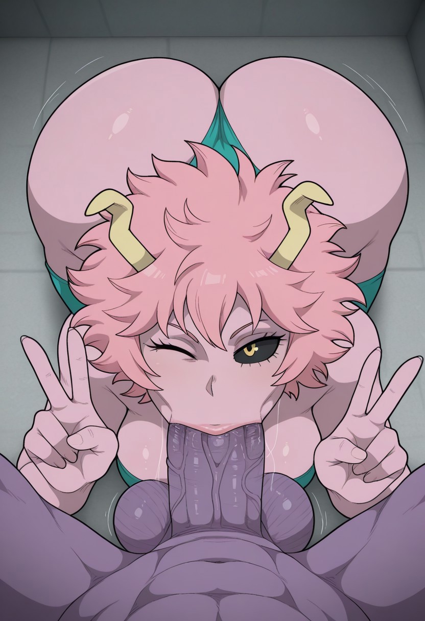 1boy, 1girls, 2025, ai generated, anthro, beerus, bigtub7775, crossover, dragon ball, dragon ball super, female, male, male anthro/female humanoid, mina ashido, my hero academia, tagme