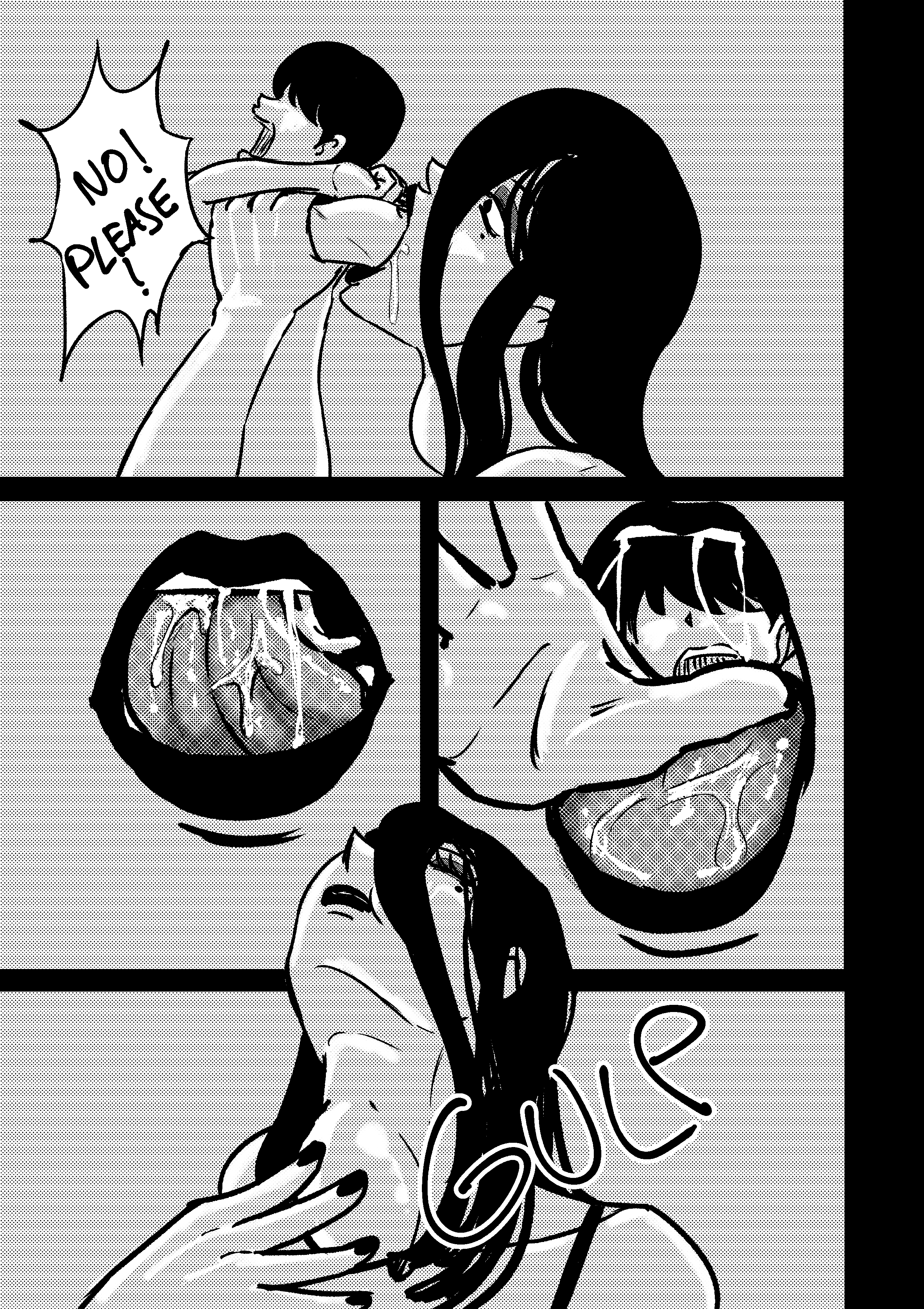 1boy comic female female_pred giantess man_eating_witch_(shoulderenjoyer) oral_vore shoulderenjoyer tagme vore