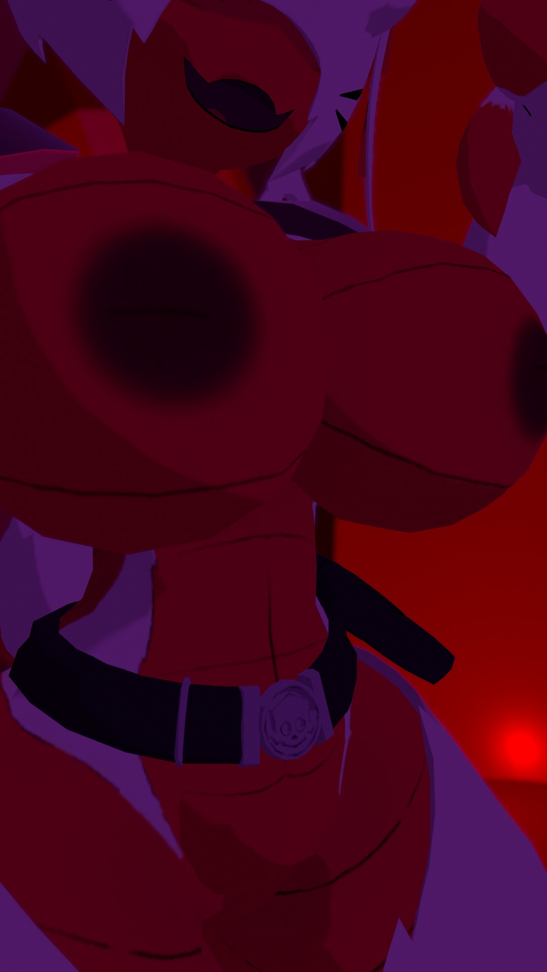 1girls, 3d, 3d model, boobs out, breasts, breasts out, female, female focus, female only, helldivers, helldivers (series), helldivers 2, hunter-chan (arzyparzy), nipples, nipples out, nipples outside, nipples visible, no bra, no panties, nude, nude female, nudity, red body, red lighting, red nipples, selfie, selfie pose, solo, solo female, solo focus, terminid, tits out, vr, vr media, vrc, vrchat, vrchat avatar, vrchat media, vrchat model, waist belt, white shell