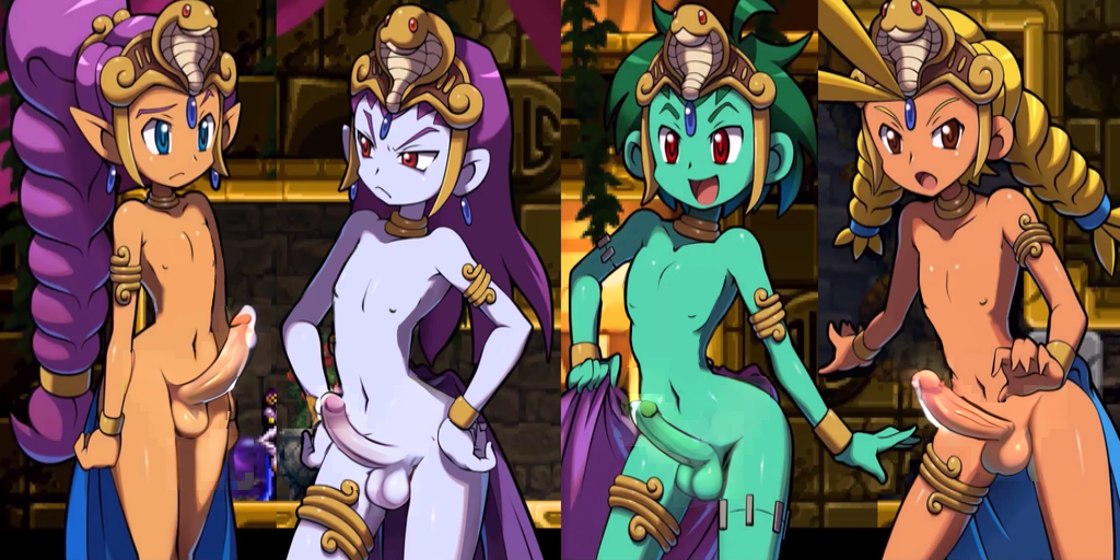 4boys androgynous crown cum dancer_outfit dancer_shantae edit erection femboy genderswap_(ftm) girly green_skin group male male_only multiple_boys nipples nude penis risky_boots rottytops rule_63 shantae shantae_(character) sky_(shantae) testicles topless wayforward