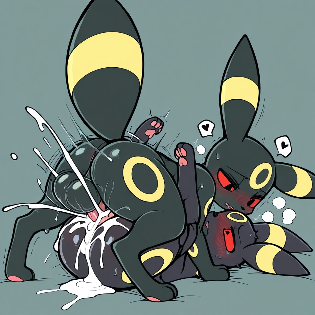 ai_generated breeding eeveelution furry nintendo pokemon pokemon_(species) tagme umbreon