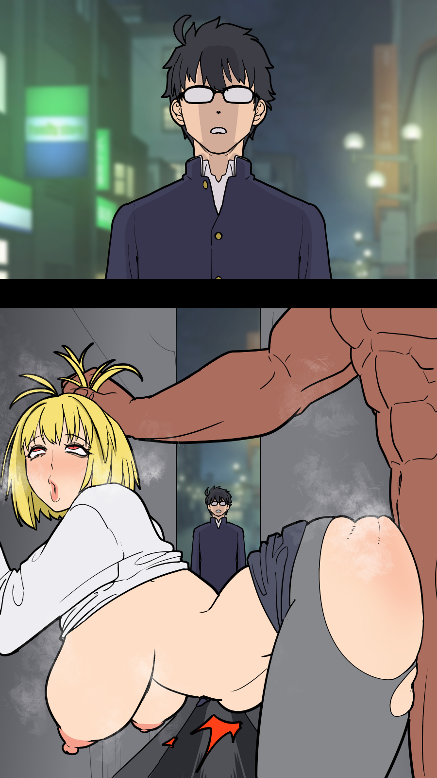 1boy 1boy1girl 1girls 2boys against_wall ahe_gao all_the_way_to_the_base alternate_breast_size arched_back arcueid_brunestud areola areolae ass ass_cheeks ass_jiggle bent_over big_ass big_breasts big_butt big_nipples black_hair blush bouncing_ass bouncing_breasts bouncing_butt breast_press breasts breasts_exposed breasts_out breasts_outside bubble_ass bubble_butt bulge bursting_breasts busty cheating clothed clothed_sex cuck cuckold curvaceous curvaceous_body curvaceous_female curvaceous_figure curvy curvy_body curvy_female curvy_figure dark-skinned_male dark_penis dark_skin deep_penetration doggy_style dominant dominant_male domination erect_nipples exposed_breasts exposed_nipples female female_focus female_penetrated from_behind from_behind_position fucked_from_behind glasses grabbing grabbing_from_behind grabbing_hair grabbing_head hair_grab hair_pull hand_on_hair head_grab heavy_breathing huge_areolae huge_breasts huge_nipples human_female indoors interracial interracial_sex jiggling_ass jiggling_breasts l large_breasts large_nipples looking_pleasured male male/female male_penetrating male_penetrating_female massive_breasts melty_blood netorare nipples ntr nude open_mouth oppai penetration pleasure_face pounding pulling_hair rolling_eyes rough_sex round_ass round_butt school_uniform sex sex_from_behind slim_waist standing standing_doggy_style standing_sex stomach_bulge submissive submissive_female sweat sweatdrop taken_from_behind thick thick_ass thick_butt thick_hips thick_legs thick_thighs thighs thin_waist thrusting tohno_shiki trembling tsukihime type-moon vaginal_penetration vaginal_sex vampire_girl voluptuous voluptuous_female wet_body wide_hips