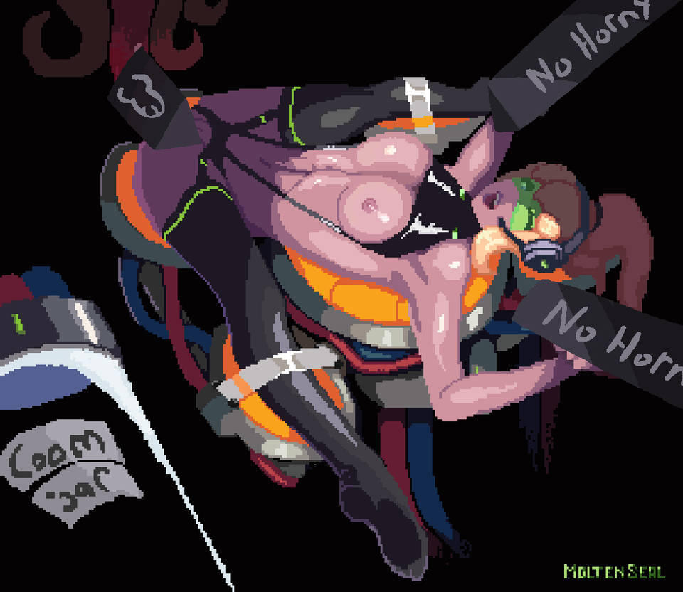 artist_signature big_breasts bondage breeding breeding_slave moltenseal_(artist) pixel_art tagme tentacle thigh_boots zetria