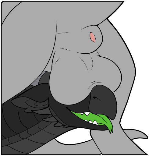 animal_genitalia balls black_body dragon duo genitals mythological_creature mythological_scalie mythology open_mouth scales scalie sheath smile spines symrea telegram_sticker