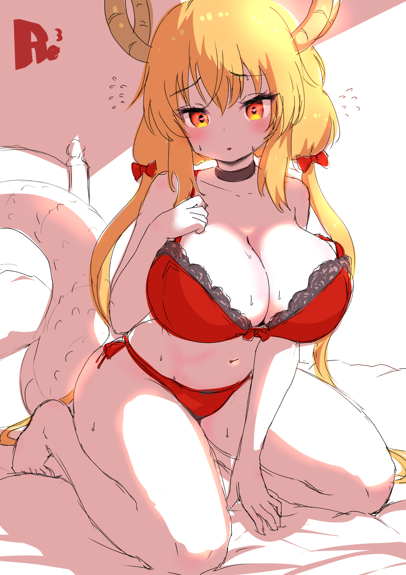 female, kobayashi-san chi no maidragon, miss kobayashi's dragon maid, ozrereresan, tagme, tohru (dragon maid)