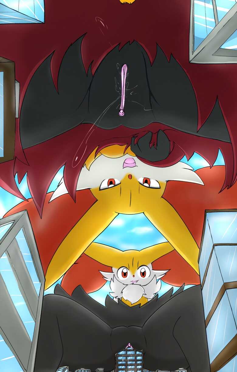 braixen building building_in_pussy city delphox eiroru enjoying giantess macro masturbation open_mouth pokemon pokemon_(species) smiling_at_viewer vagina vaginal_juices