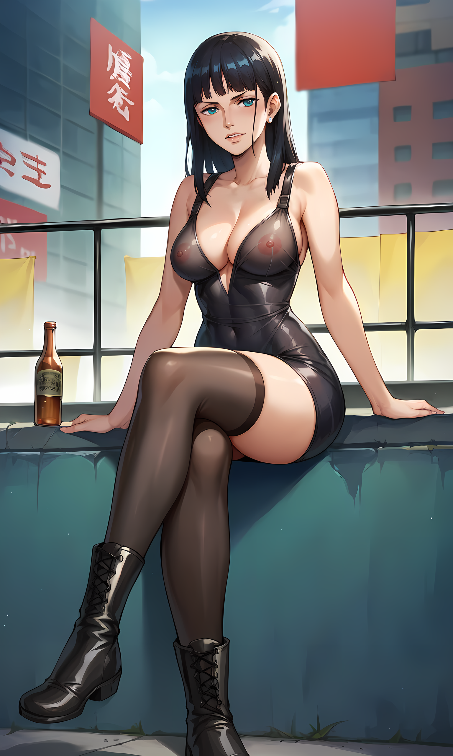 ai generated, artist request, female, female only, nico robin, one piece, pre-timeskip, tagme