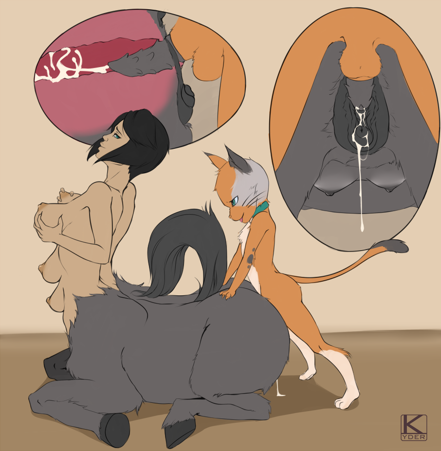 1girls, anatomically correct, anatomically correct pussy, anthro, balls, barbs, breasts, calico cat, centaur, claws, collar, crotchboobs, crotchboobs visible through thighs, cum, cum in pussy, cum inside, equine, equine pussy, erection, feline, feline penis, female, fur, hair, horse, internal cumshot, internal view, kyder, male, multi breast, nipples, non-human areolae, nude, penetration, penis, pussy, sex, small dom big sub, small penis adoration, straight, taur, tongue, x-ray