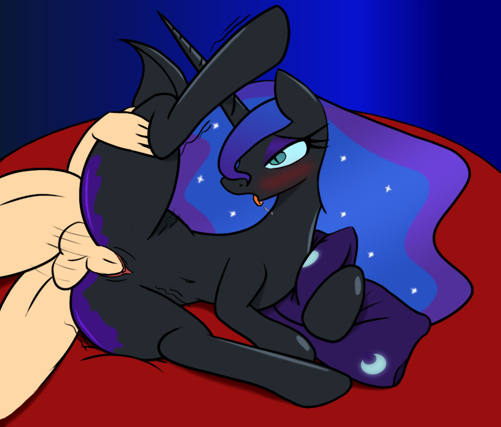 alicorn blush dark_persona equine female feral friendship_is_magic hair horn horse human human_on_feral long_hair male_human/female_feral male_on_feral my_little_pony nightmare_moon_(mlp) pony princess_luna_(mlp) seii3 sex wings zev zoophilia