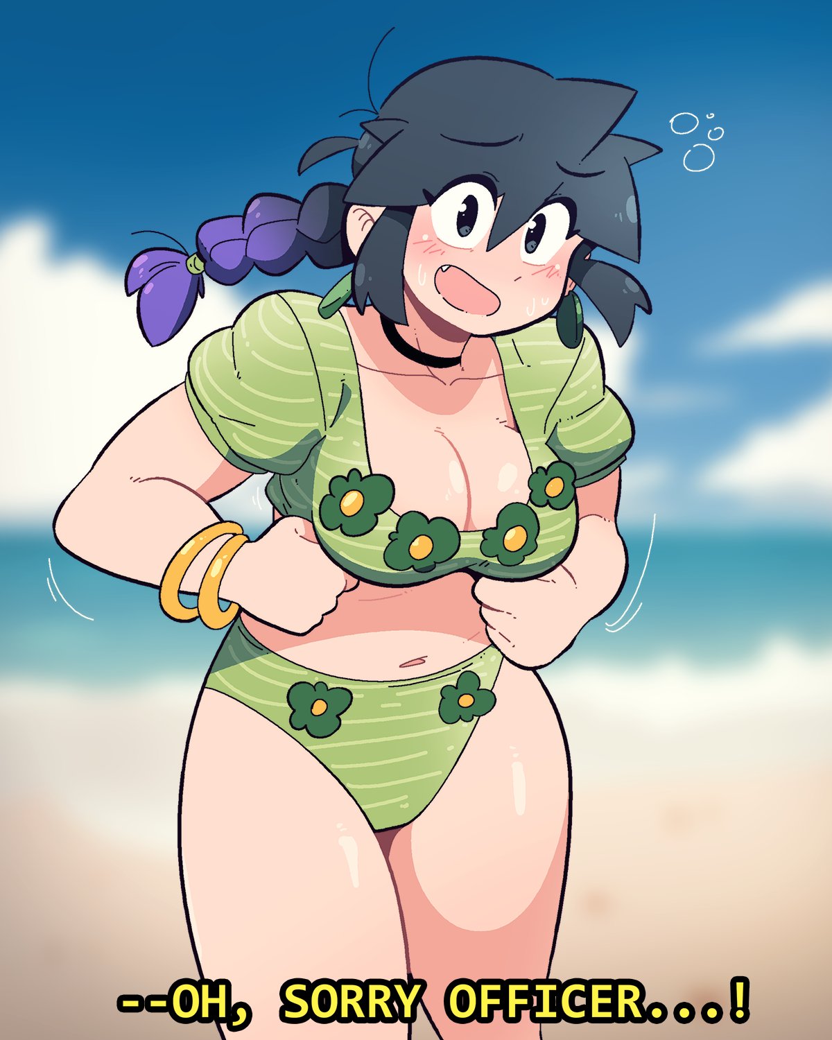 bikini, lucia (scott malin), original, original character, scott malin, tagme