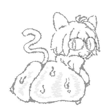:3, 1:1, 1girls, 2025, 2d, animal ears, anthro, anthro female, anthro only, ass, big ass, big butt, breasts, cat ears, cat face, cat tail, completely nude, completely nude female, eyes, feline, feline humanoid, female, female only, hair, huge ass, huge butt, looking at viewer, melty blood, monochrome, naked, naked female, neco-arc, nipples, nude, nude female, smile, smiling, smiling at viewer, solo, solo female, sweat, sweating, sweaty ass, tagme, tail, thick ass, zoinkssboobs