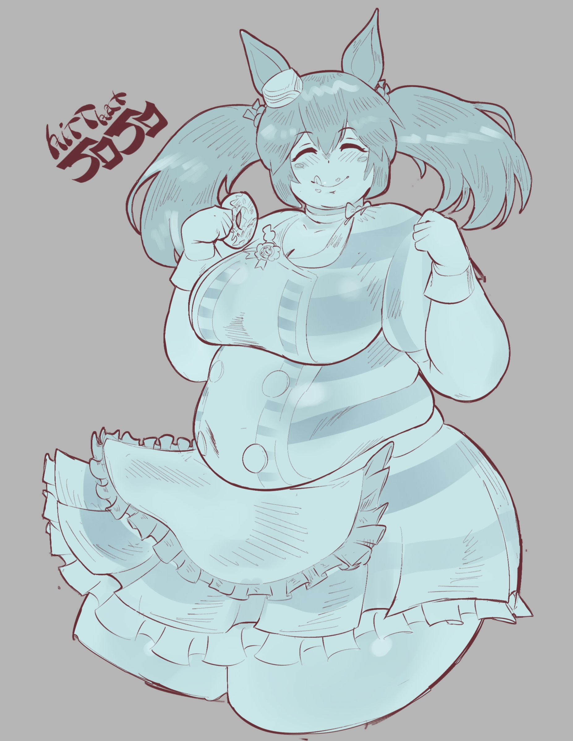 bbw, chubby, fat, hishi akebono (umamusume), hitthat5050