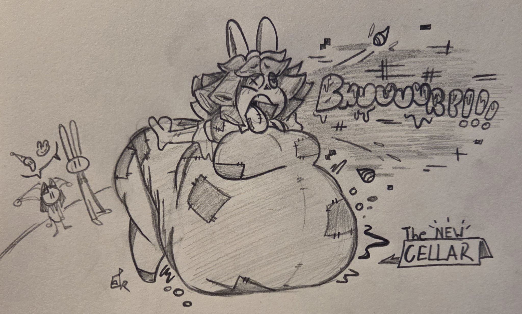 hyper, hyper belly, hyper butt, hyper thighs, jax (the amazing digital circus), kaufmo (the amazing digital circus), pixxyvoid, pomni (the amazing digital circus), ragatha (the amazing digital circus), ribbit (the amazing digital circus), the amazing digital circus, vore, vore belly