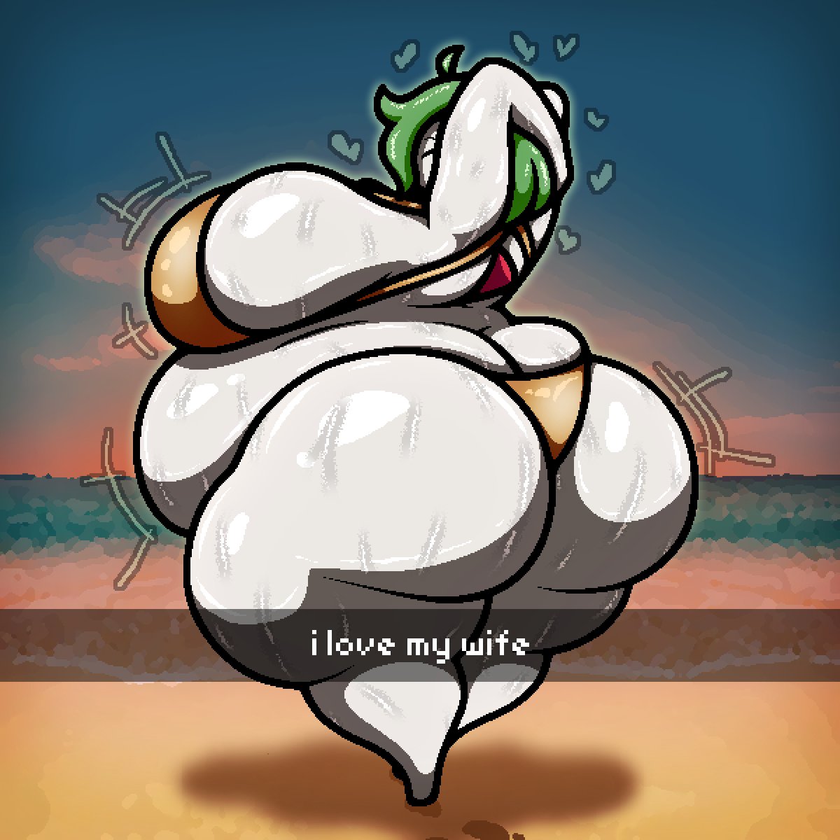 ass, bbw, beach, beautiful, big ass, big belly, big breasts, bikini, breasts, bubble ass, bubble butt, chubby, chubby female, cleavage, female, gardevoir, glowing, glowing skin, huge ass, huge belly, huge breasts, obese female, overweight, pokemon, pokemon (species), sinflative, tagme, thick thighs, wholesome, wide hips, wife
