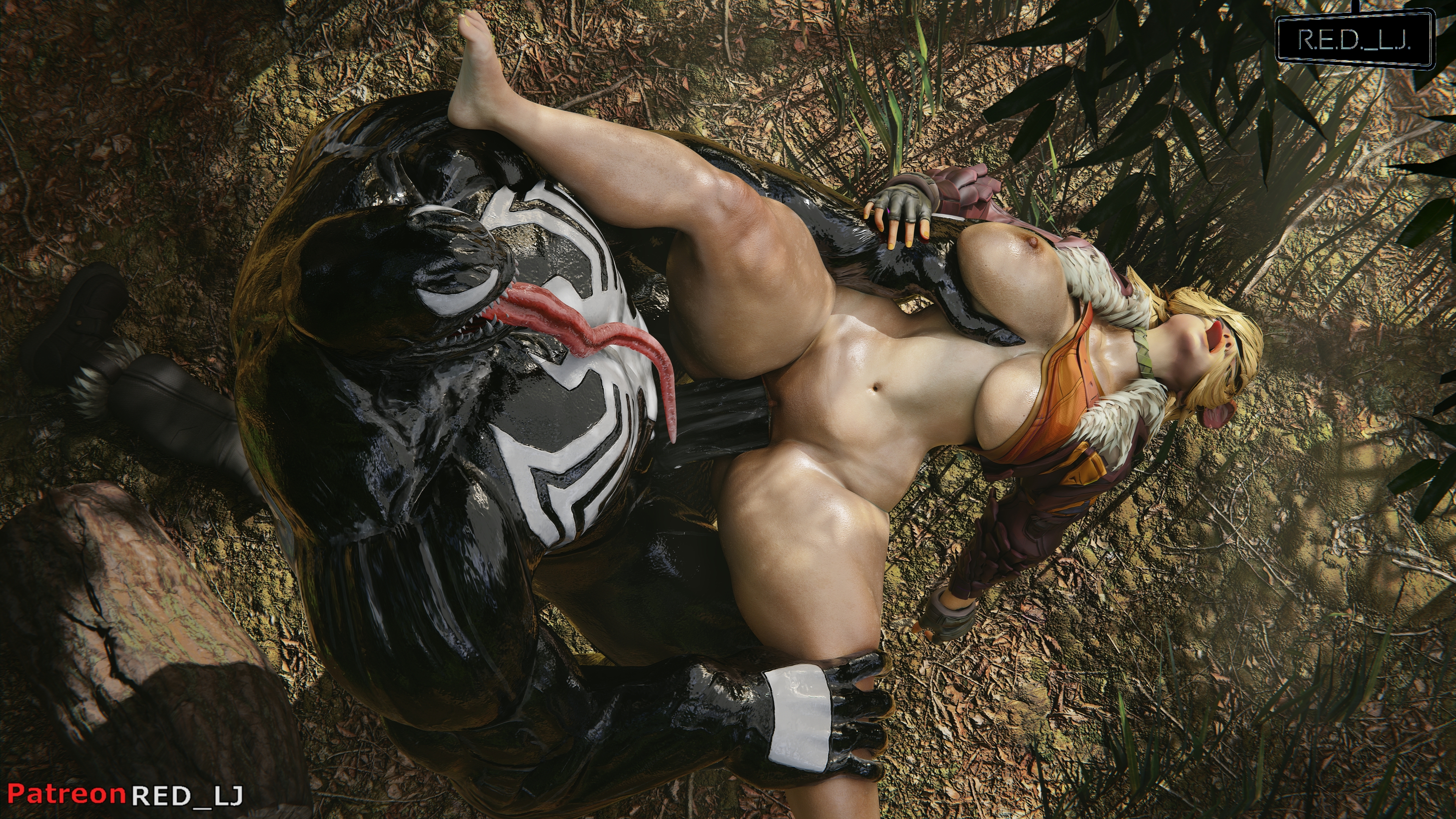 1girls, 3d, ahe gao, animal ears, barefoot, blender, chubby female, enormous penis, feet, female, male, marvel, marvel comics, marvel rivals, monster cock, patreon username, penis, red lj, shoes removed, socks removed, squirrel ears, squirrel girl, squirrel girl (marvel rivals), squirrel girl (marvel), toe curl, toes, tongue, tongue out, venom (marvel)