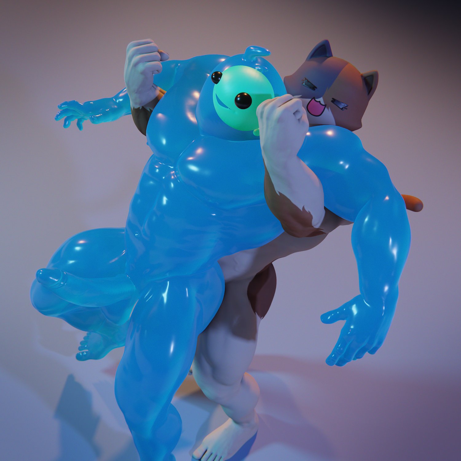 2boys, 3d, aj racer95, ass, balls, erection, fortnite, fortnite: battle royale, gay, gay sex, male, male sex, male/male, meowscles (fortnite), muscular, muscular male, naked, penis, rippley (fortnite), sex