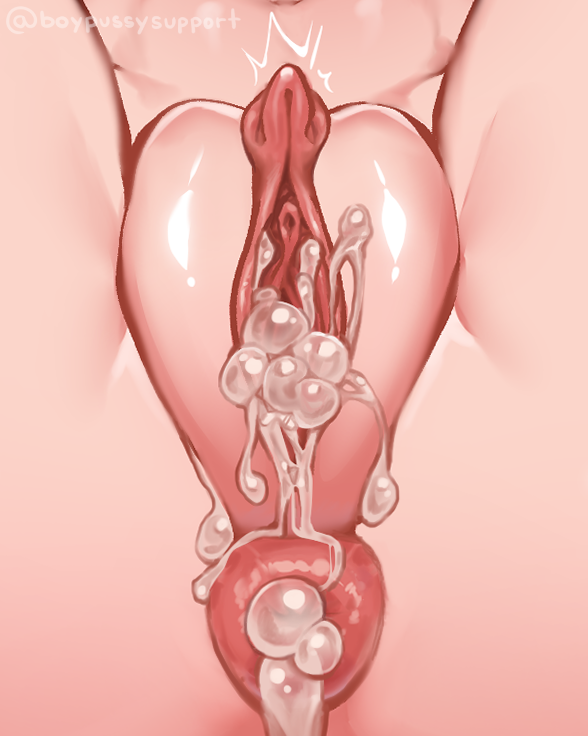 after sex, clitoris, close up, cum, cum in ass, cum in pussy, cum inside, cuntboy, enlarged clitoris, excessive cum, intersex, puffy anus, pussy, twitching, urethra
