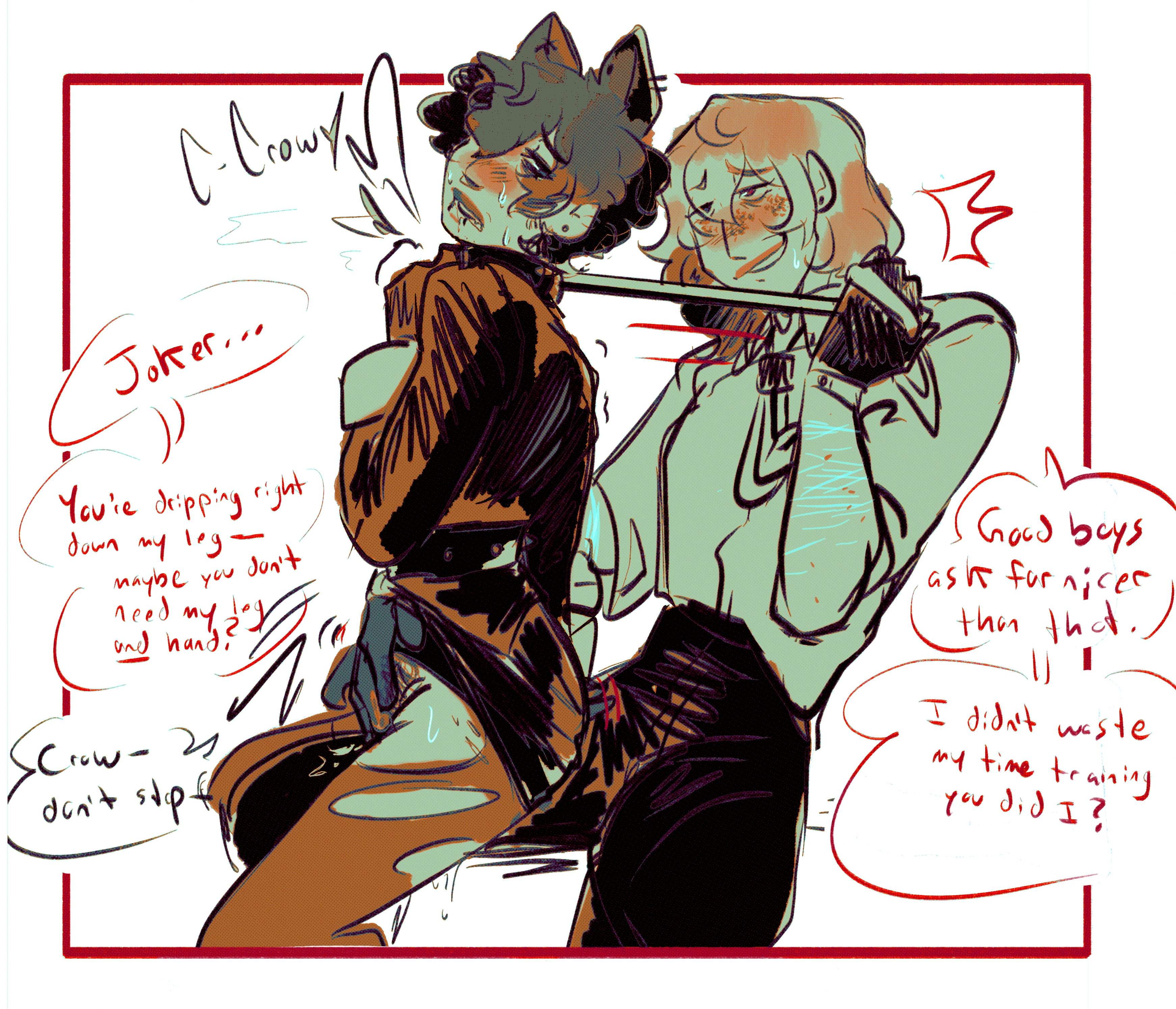 akira kurusu, crossdressing, cuntboy, female, fully clothed, goro akechi, grinding on leg, intersex, joker (persona), leash and collar, liveleaksakc, persona 5, persona 5 royal, petplay, ren amamiya, ripped pantyhose, self harm scars, thigh grinding, transmasc