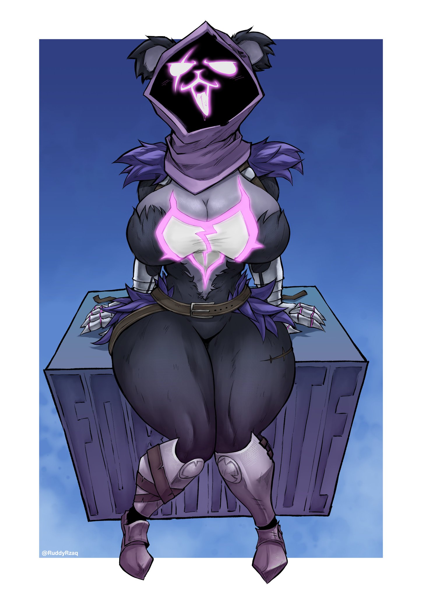 big breasts, breasts, female, fortnite, furry, huge breasts, raven team leader, ruddyrzaq, tagme