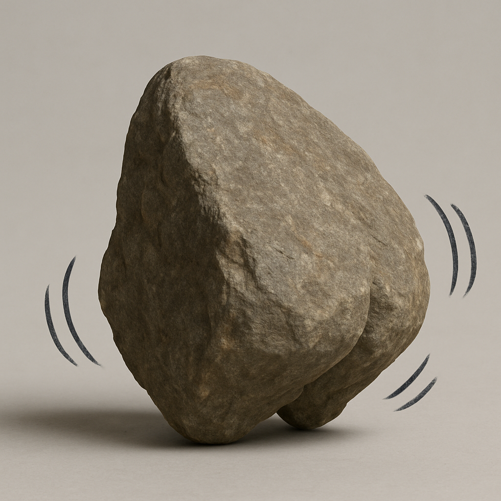 ai_generated animate_inanimate big_ass grey_body lambai11 motion_lines photorealistic realistic rock rock_bottom shitpost stone twerking