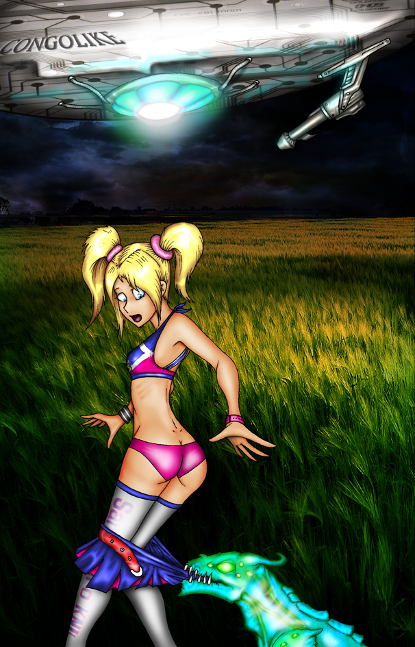 ass congolike female human juliet_starling lollipop_chainsaw panties