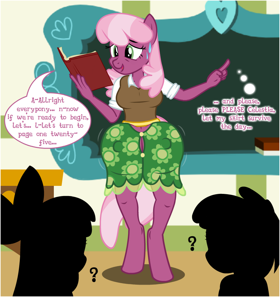 anthro big_crotchboobs book breasts chalkboard cheerilee_(mlp) classroom clothing crotchboob_expansion crotchboobs crotchboobs_on_anthro crotchboobs_plus_chestboobs earth_pony english_text equestria_girls_outfit erect_nipples female female_focus flashequestria huge_crotchboobs imminent_wardrobe_malfunction impossibly_large_crotchboobs multiboob my_little_pony nipple_outline nude show_accurate show_accurate_anthro silhouette skirt solo_focus sweat sweatdrop teaching text trio unguligrade_anthro