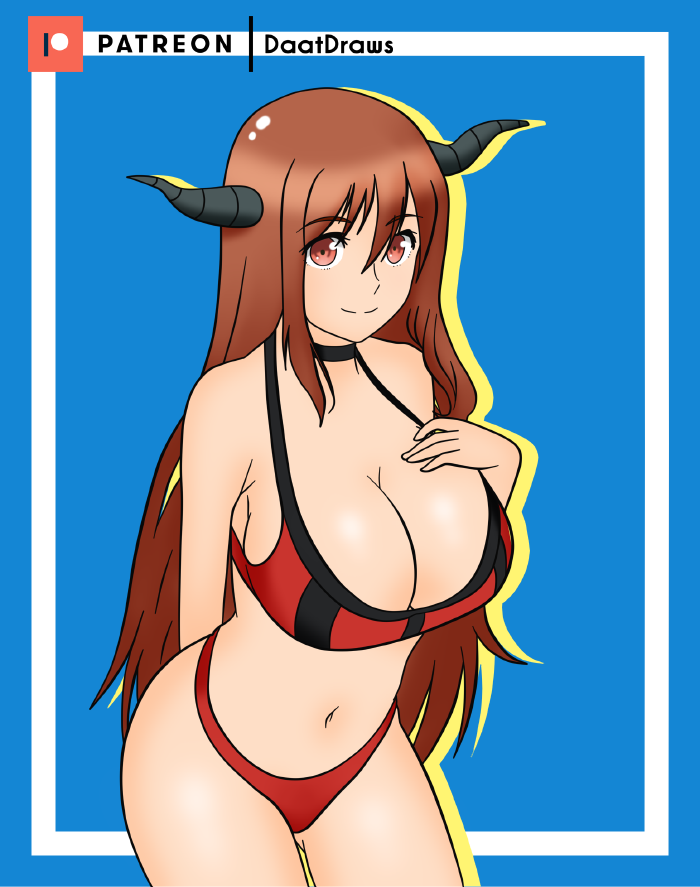 archenemy_and_hero bikini horns maou maoyuu_maou_yuusha