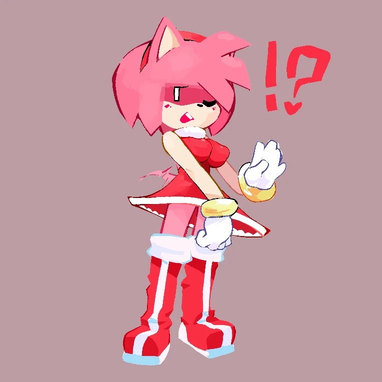 amy_rose big_breasts breasts female furry jublee_art sonic_(series)