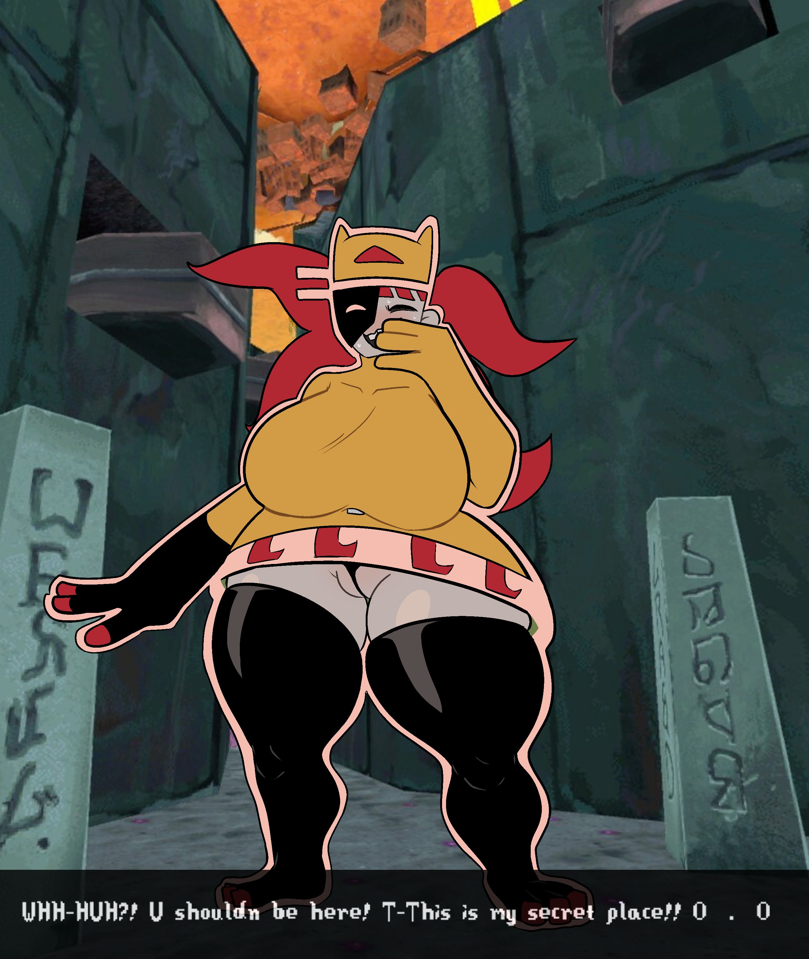 1girls, american mythology, blush, breasts, cameltoe, chimor mythology, clothed, dream bbq, ena (series), female, large breasts, latin american mythology, mythology, peruvian female, peruvian mythology, pussy, renniearts00, solo, south american mythology, tagme, taski maiden (ena), text