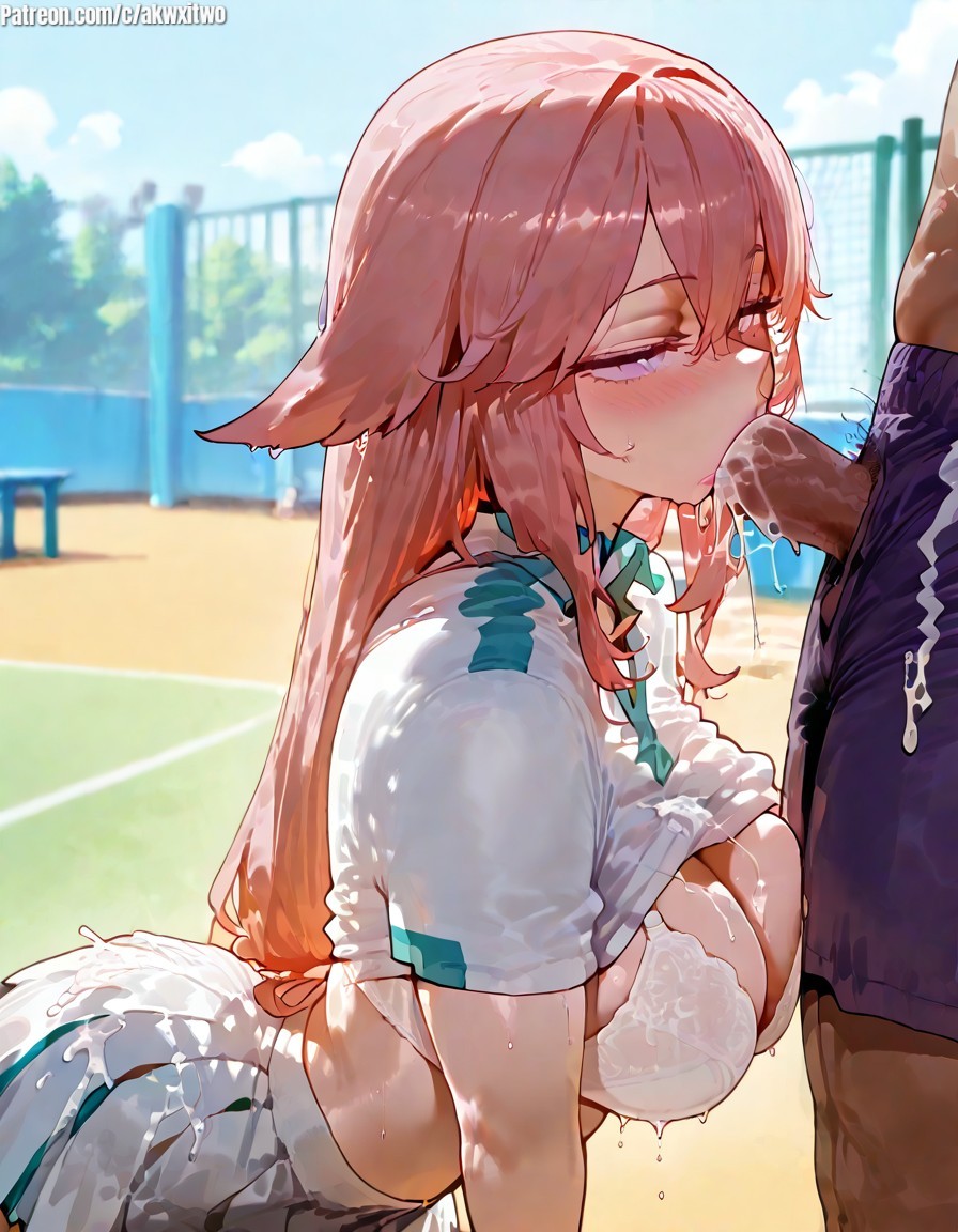 1girls, ai assisted, ai generated, akwxitwo, ass, big ass, big breasts, big butt, big thighs, blowjob, breasts, curvy, curvy female, curvy figure, female, female focus, genshin impact, human, large ass, large breasts, long hair, mature female, on top, pink hair, sex, straight, sweat, sweatdrop, sweating, sweaty, thighs, voluptuous, voluptuous female, yae miko