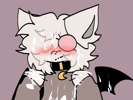?? addie_(mewdelynn) animation_meme_community blush blushing_profusely cub cum cum_on_body female female_focus flat_chest mewdelynn photoshop_edited request succubus surprised_expression