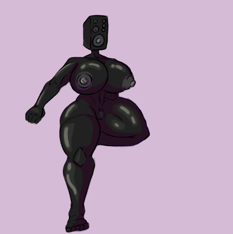 big_breasts big_butt dark_skin fan_character huge_ass huge_breasts huge_butt nude nude_female object_head skibidi_toilet speaker speaker_head speaker_woman_(skibidi_toilet) speakerwoman speakerwoman_(skibidi_toilet) voraciouscake