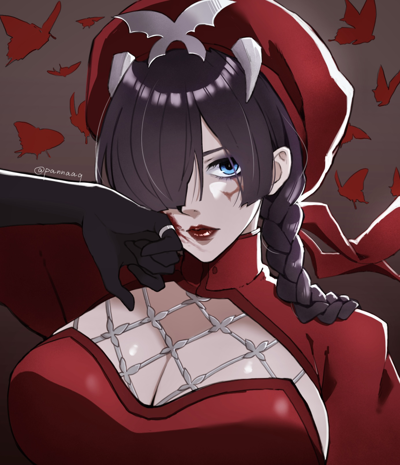 1girls, big breasts, breasts, cleavage, female, female only, fully clothed, marvel, marvel rivals, panna cotta, psylocke, psylocke (marvel rivals), psylocke (sai) (blood kariudo)