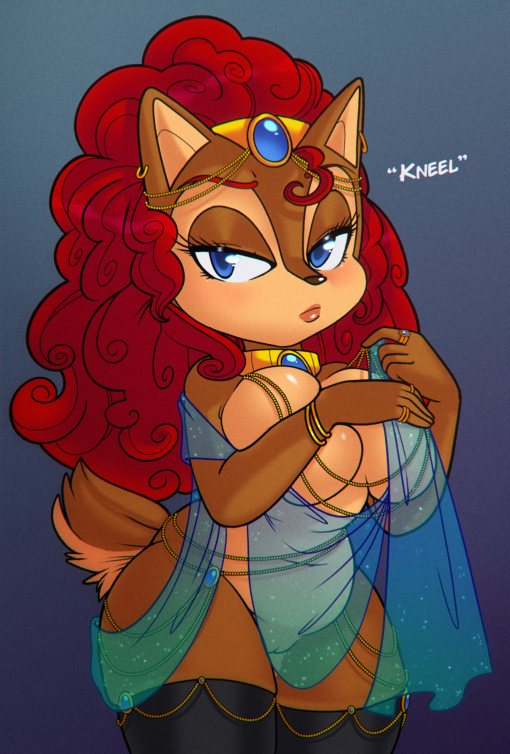 alicia acorn, auntymoira, big breasts, big thighs, breasts, classy, classy female, cougar, cougar milf, female, half naked, mature female, milf, queen, rich, rich female, royal, royalty, sonic (series), sonic the hedgehog (archie), sonic the hedgehog (series), wealthy, wealthy female