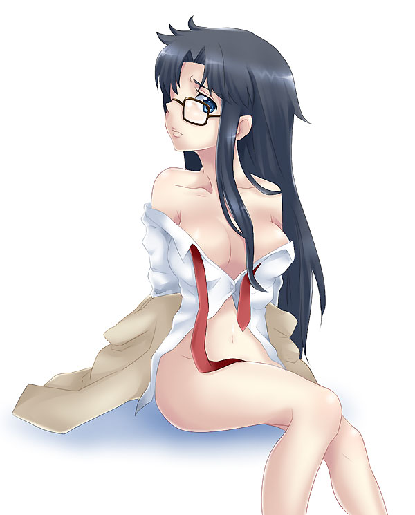 clothing glasses read_or_die tagme yomiko_readman