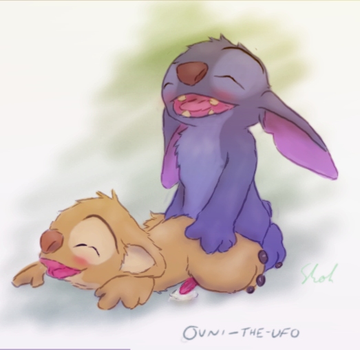 anal anthro disney experiment_(species) furry gay lilo_and_stitch male male_only multiple_boys reuben stitch tagme