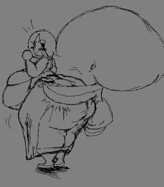 1boy 1boy1girl 1boy1girls alternate_ass_size alternate_breast_size ass_bigger_than_head belly belly_button big_ass big_balls big_breasts black_and_white breasts breasts_bigger_than_head clothed dress female giant huge_ass huge_breasts huge_cock huge_penis human human_female human_male human_only hyper hyper_ass hyper_balls hyper_breasts hyper_penis male mii mii_gunner nico_nineteen nintendo size_difference sketch spats unknown_male unseen_face unseen_male_face wii