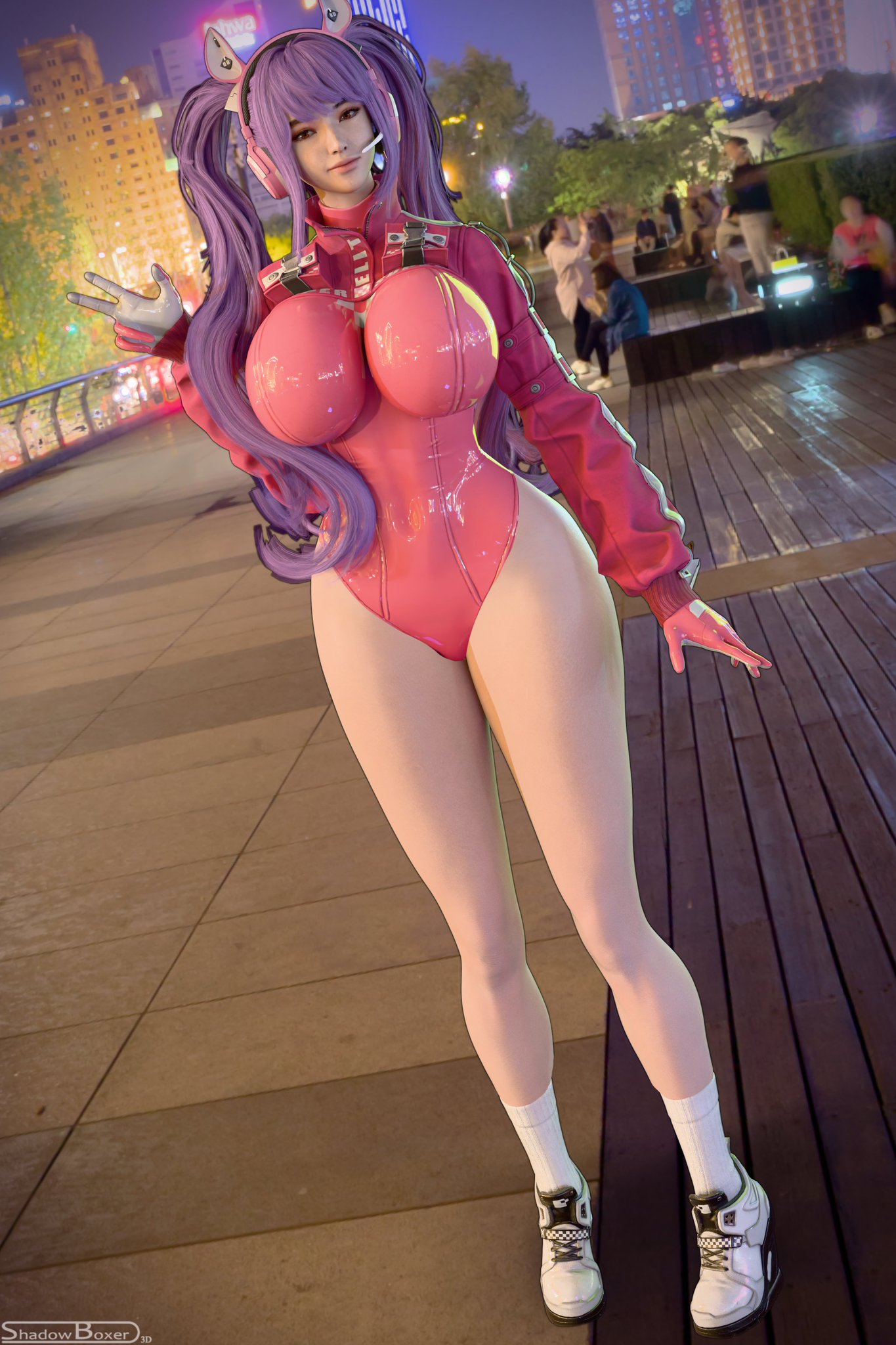 1girls, 3d, alice (nikke), andro-eidos, ass, big ass, big breasts, big thighs, breasts, curvaceous, curvy, curvy figure, cyborg, eve (stellar blade), female, goddess of victory: nikke, gynoid, high heels, hips, hourglass figure, huge thighs, humanoid, large ass, large thighs, latex, latex clothing, legs, light skin, light-skinned female, mature, mature female, shadowboxer, shift up, shiny clothes, slim waist, stellar blade, thick, thick hips, thick legs, thick thighs, thighs, tight clothing, voluptuous, voluptuous female, waist, wedge heels, wide hips